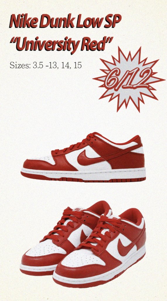 Tenisky Nike Dunk Low SP University Red CU1727-100​​​​​​​