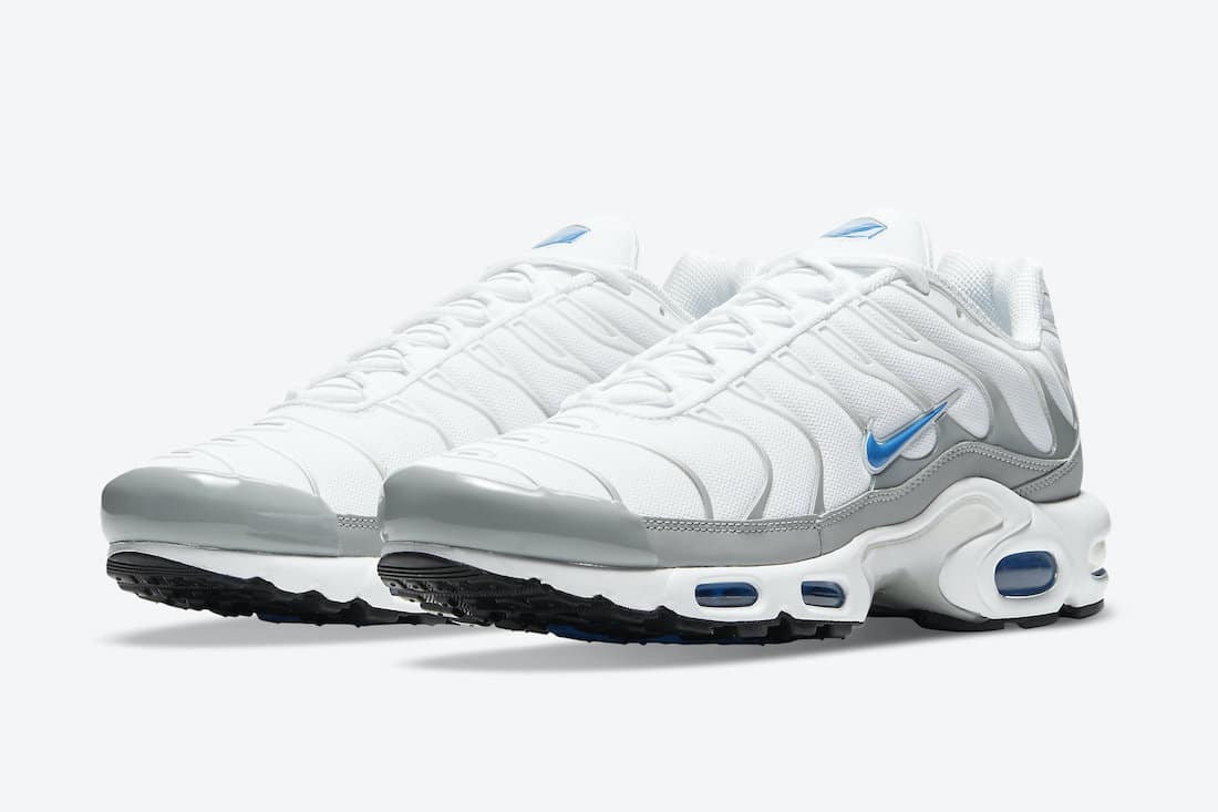 white tns blue tick