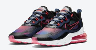 Dámské barevné tenisky Nike Air Max 270 React SE Midnight Navy/Flash Crimson-Hyper Pink-Black CK6929-400 sportovní boty a obuv Nike