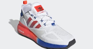 Pánské bílé tenisky a boty adidas ZX 2K Boost Cloud White/Solar Red/Blue FV9996 běžecké botasky a obuv adidas