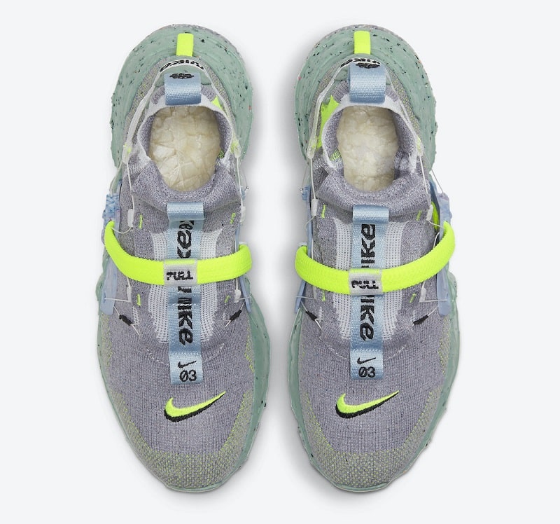 Kotníkové boty Nike Space Hippie 03 Healing Jade CQ3989-004