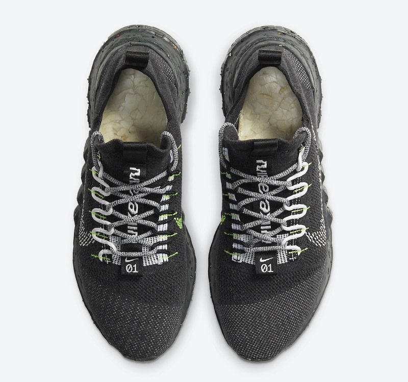 Nízké černé boty Nike Space Hippie 01 Black Volt DJ3056-001