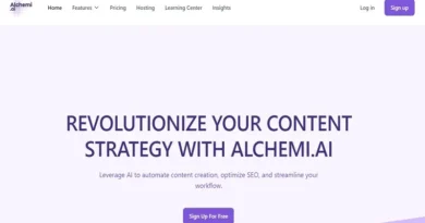 Alchemi.ai: Automatizace tvorby obsahu a SEO optimalizace