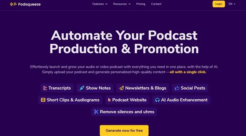 Podsqueeze: Automatizujte své podcasty bez námahy