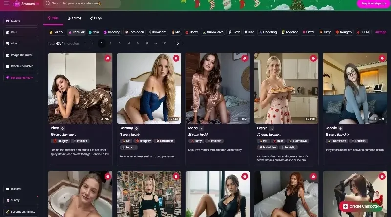 Aroused.ai: Chatbot pro poutavé a nefiltrované NSFW konverzace