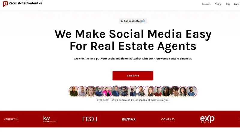 RealEstateContent.ai: Správa sociálních sítí pro realitní makléře